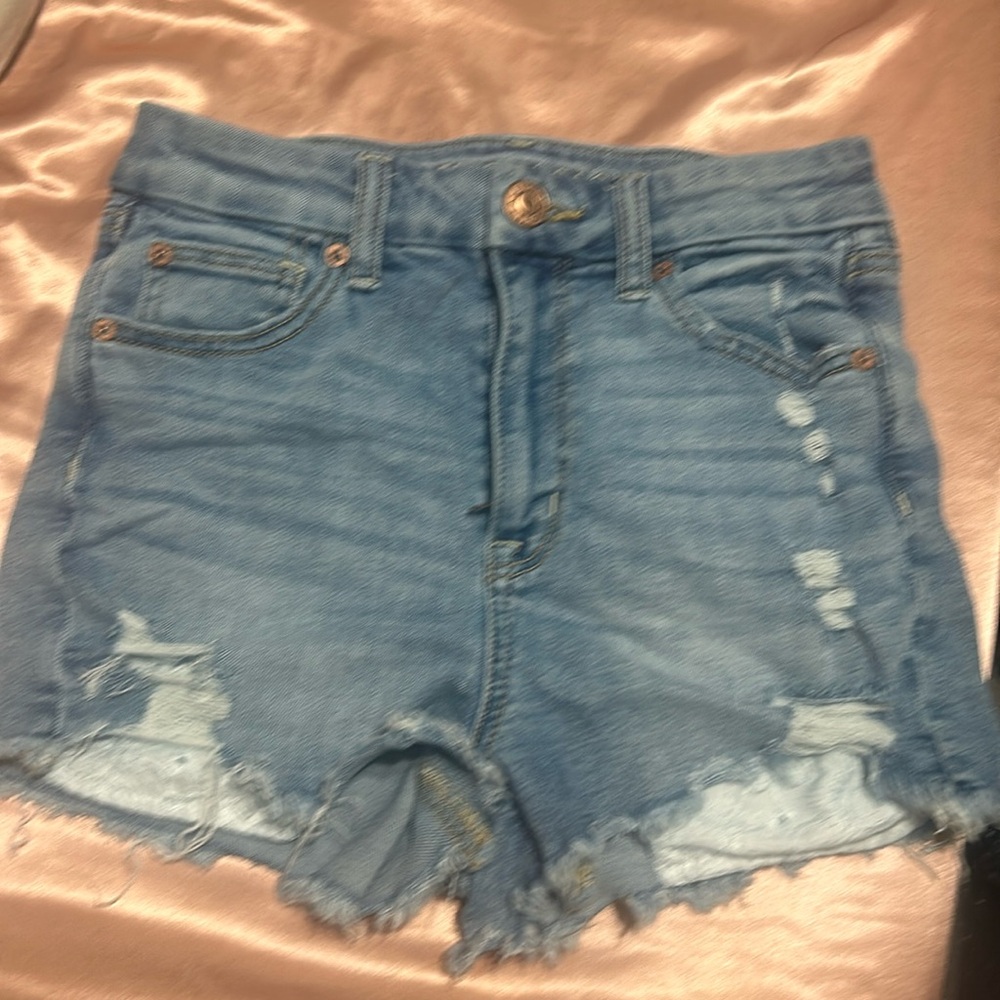 American Eagle ripped shorts! Size0! Super Stretchy